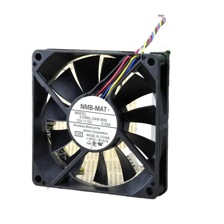 

Delivery NMB 3106kl-04w-B86 8015 12v 0.50a 8cmcm PWM Speed Control Fan