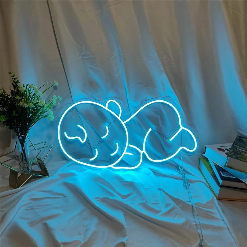 Baby Neon Led Kreativität Schlafzimmer Wandbild Personalisierte Hause Jungen Mädchen Art Raum Baby Geburt Geschenk Wand Dekor Nacht Licht