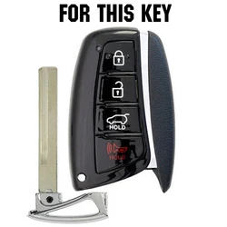 AX Per Hyundai Genesis Santa Fe Ix45 Equus Azera 4 Bottoni In Silicone Chiave A Distanza Dell'automobile Della Cassa Della Copertura Fob Keyless Borsette Protezione Della Pelle