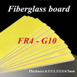 Yellow FR4 Fiberglass Sheet All-size Customized G10 Epoxy Plate 3240 FR-4 Epoxy Resin Board Glass Fibre 3D Print DIY