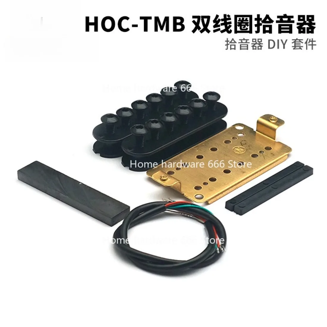 

[Pickup DIY Kit] Dual Coil Pickup Kit - Ceramic/Plastic Spool/Umbrella for ST/LP
