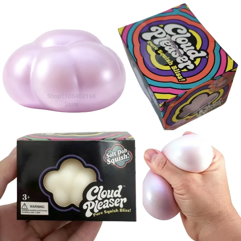 Schylling Cloud Pleaser Gumdrop Weiches Sensorisches Fidget-Spielzeug Stressabbau-Quetschball Blindbox