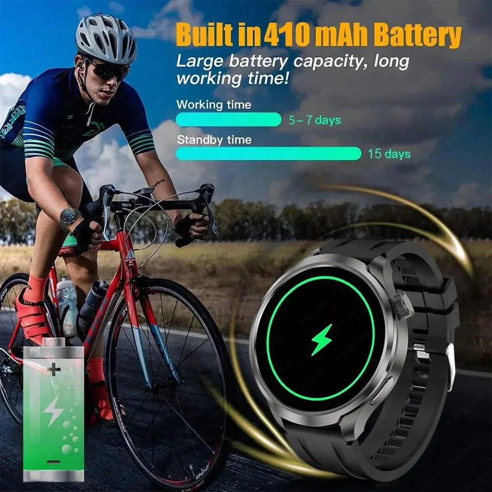 Imagem -05 - Gps Track Relógio Inteligente para Homens 1.85 Ultra hd Amoled Screen Bateria 410 Mah Chamada Bluetooth Huawei Xiaomi Novo 2023