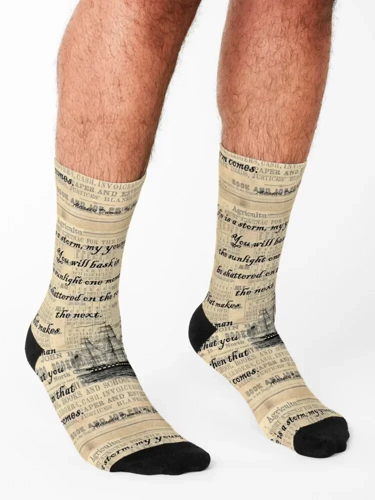 جوارب كونت أوف مونتي كريستو ستورم كوتي الجديدة في جوارب كرة القدم المضادة للانزلاق للرجال والنساء #3