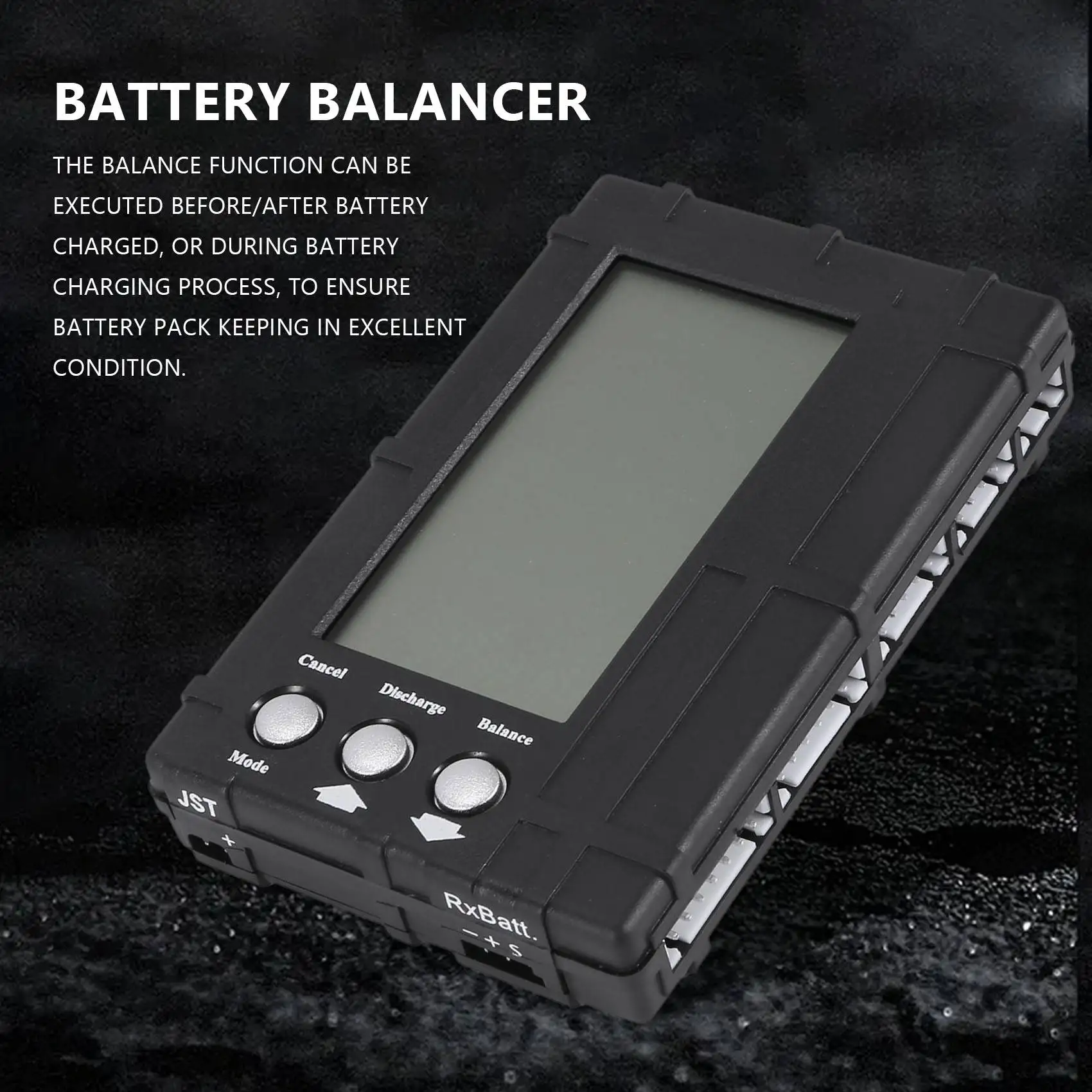 3 em 1 LCD RC Bateria Descarregador Balanceador Medidor Tester para 2-6S Lipo Li-Fe Bateria Medidor de Tensão