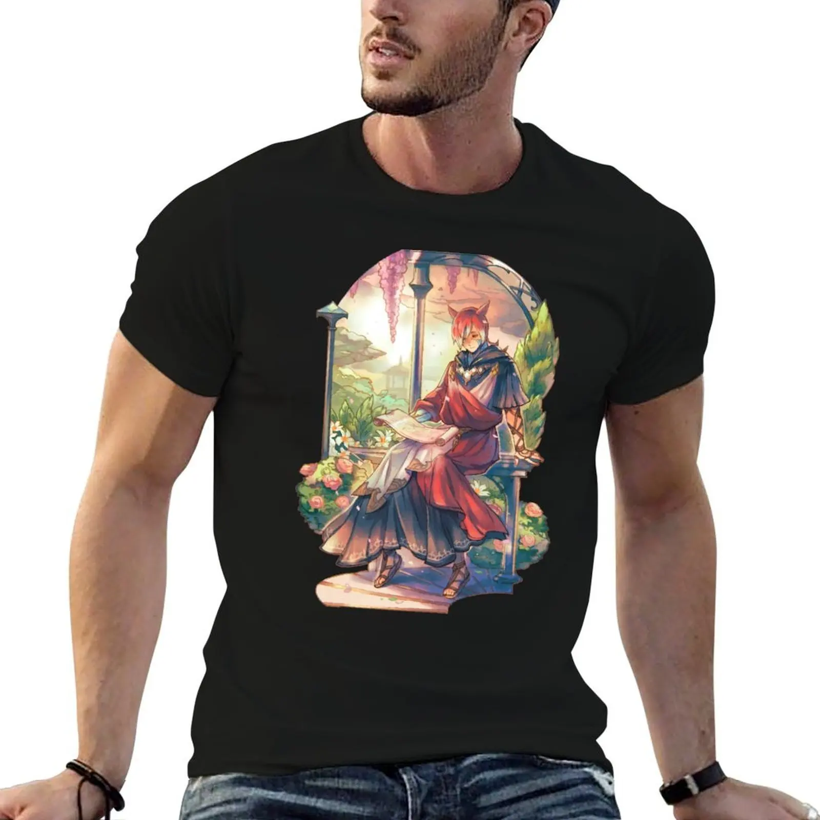 

Crystal Exarch - In His Garden T-Shirt cotton tshirt 100% t shirt man plain anime t shirts oversize T-shirt