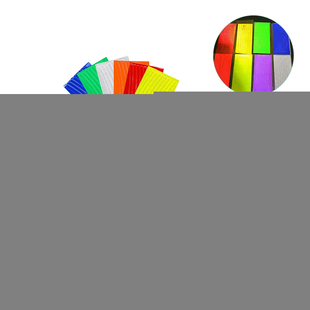 

18 Pcs Car Rim Stickers Reflective Wheel Tires Tape Strips Bike Material Decal Safety Warning Visual Effect