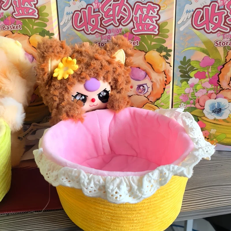 Kotak Misteri Vinyl Koleksi Boneka Lucu Genuine Baby Three Storage Basket Line Fashion Blind Box - Mainan Hadiah Ulang Tahun Untuk Anak Perempuan