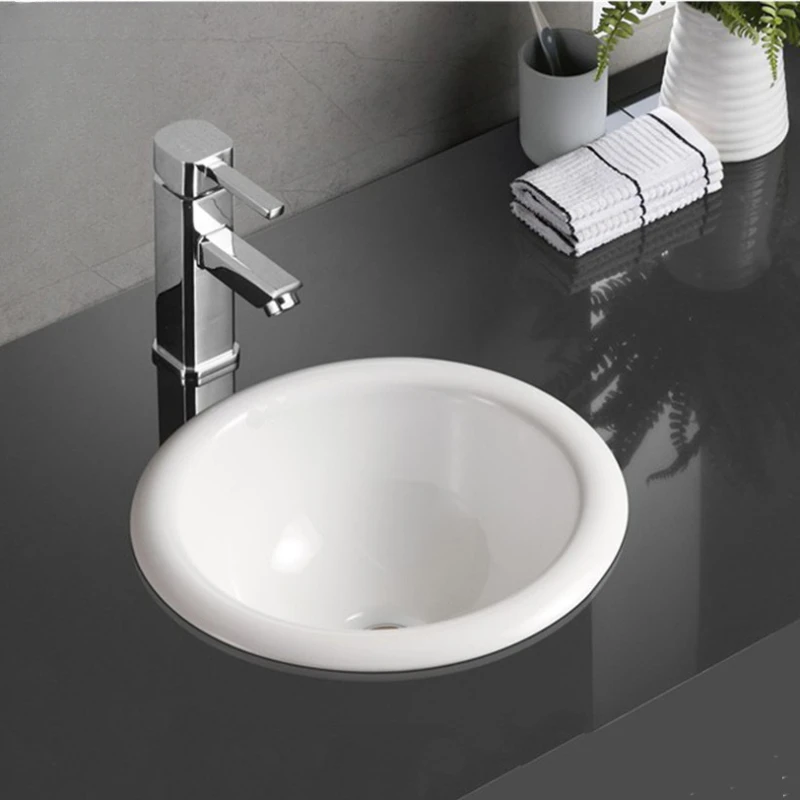 

Elegant Ceramic Basin for Home Use, Perfect for Bathroom and Balcony Usage