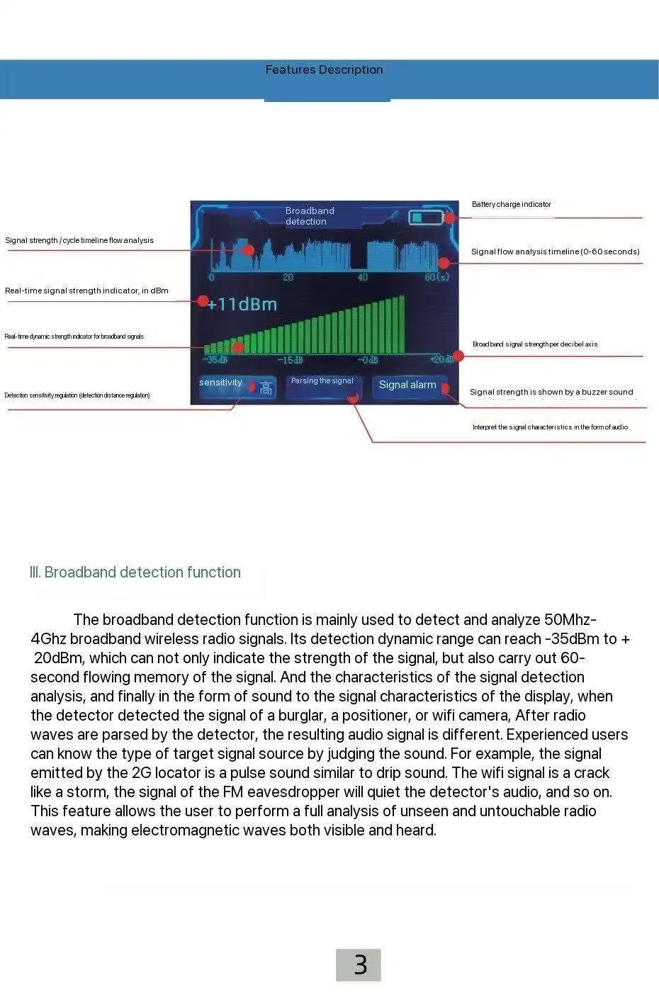 GPS-Detektor, Anti-Kamera, mobiler 5G-Signaldetektor, 10 MHz-4 GHz, WLAN, MAC-Analyse, Entdeckung der GPS-Tracking, Unterbrechung mit versteckter Kamera