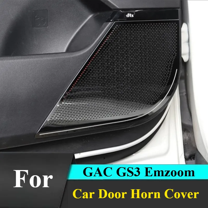For GAC GS3 Emzoom Door Speaker Covers & Dashboard Side and Center Speaker Covers Protective Grille Pack