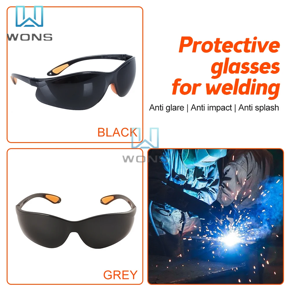 Safety Glasses Welding Glasses Impact Resistant UV Proof Anti Goggles Welding Protective Glasses Protective Equipment Dustproof