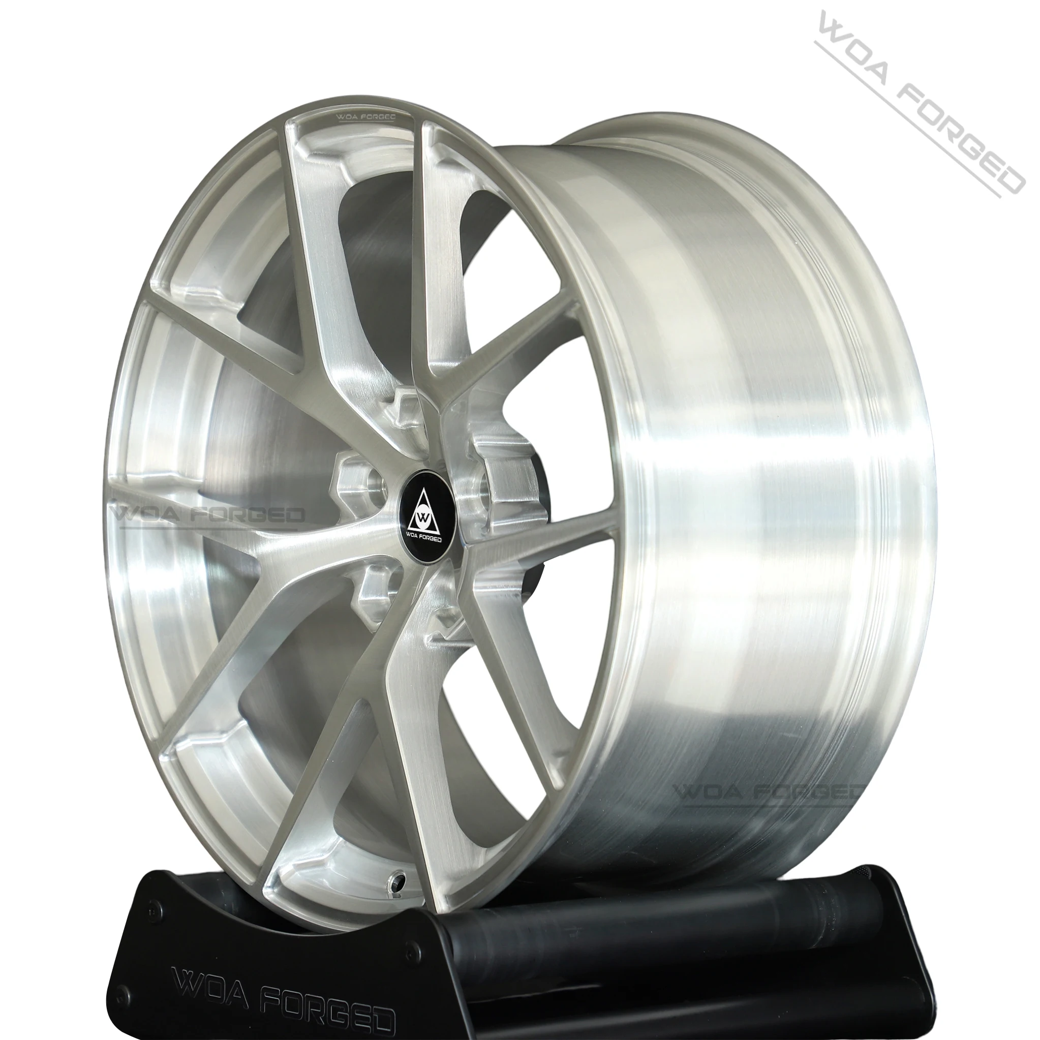 

Custom Lightweight Forged Aluminum Alloy Wheels Deep Concave Design Brushed Clear for BMW M3 Porsche 911 Performance Car