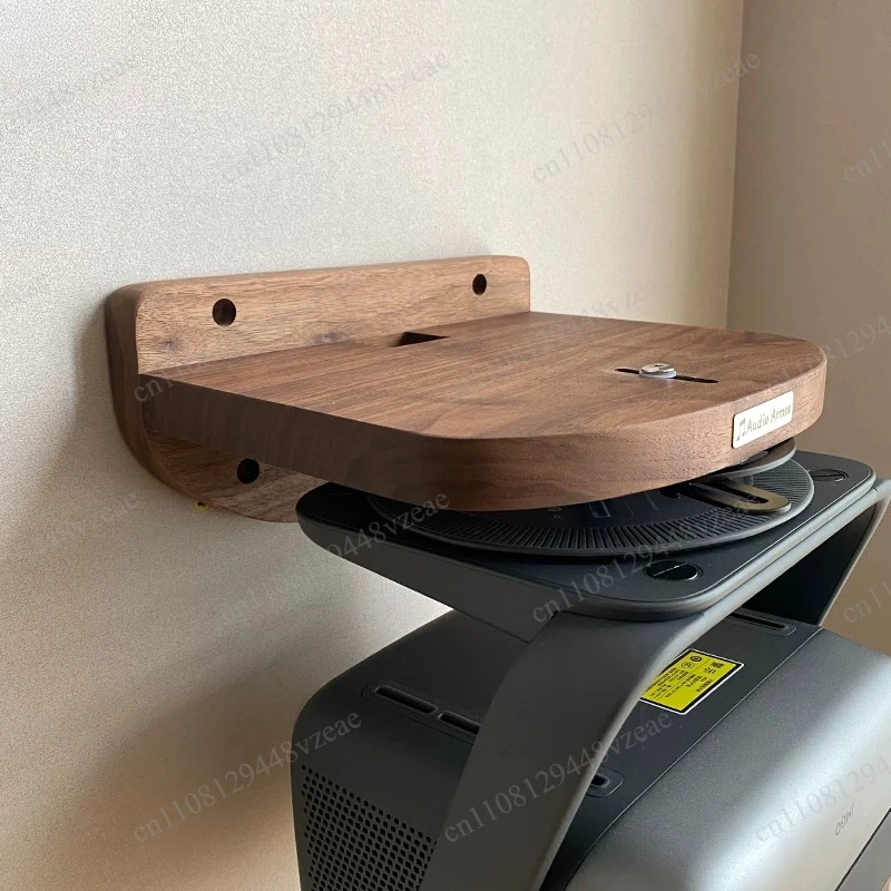 Upper Wall Projector Bracket Nut N1SPro Solid Wood Hoisting Flip Tray Rack Projection Bracket Wall Hanging