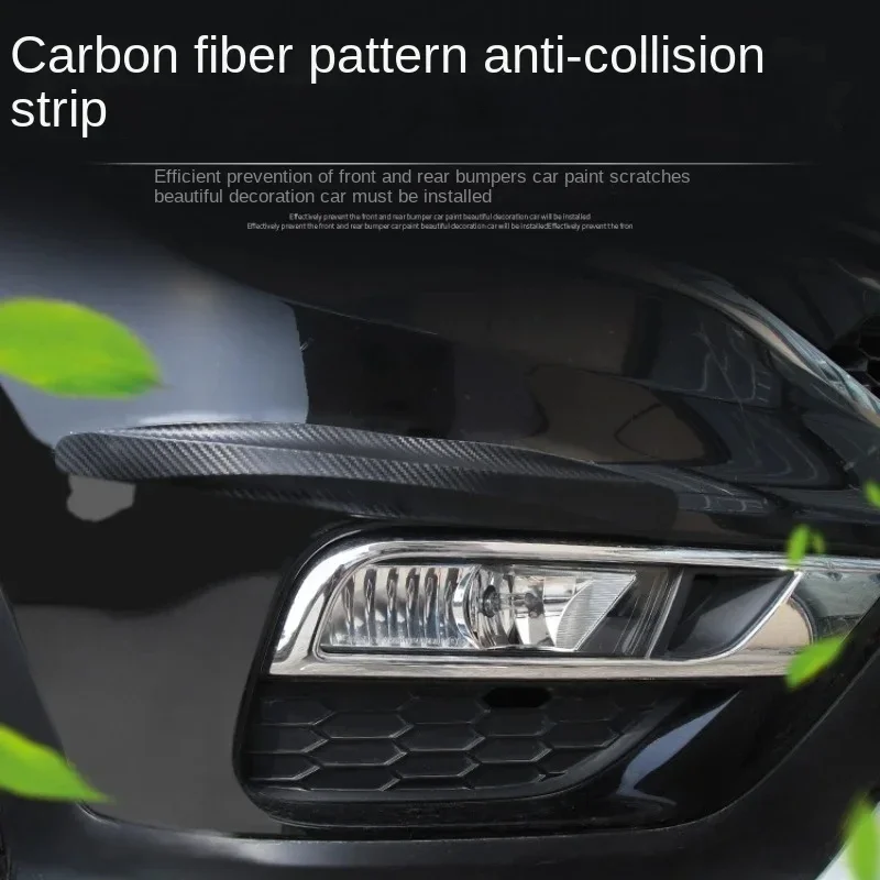 2Pcs Auto Car Anti-collision Protector Strip Bumper Guard Corner Protection Strips Scratch Protector Crash Blade Akcesoria