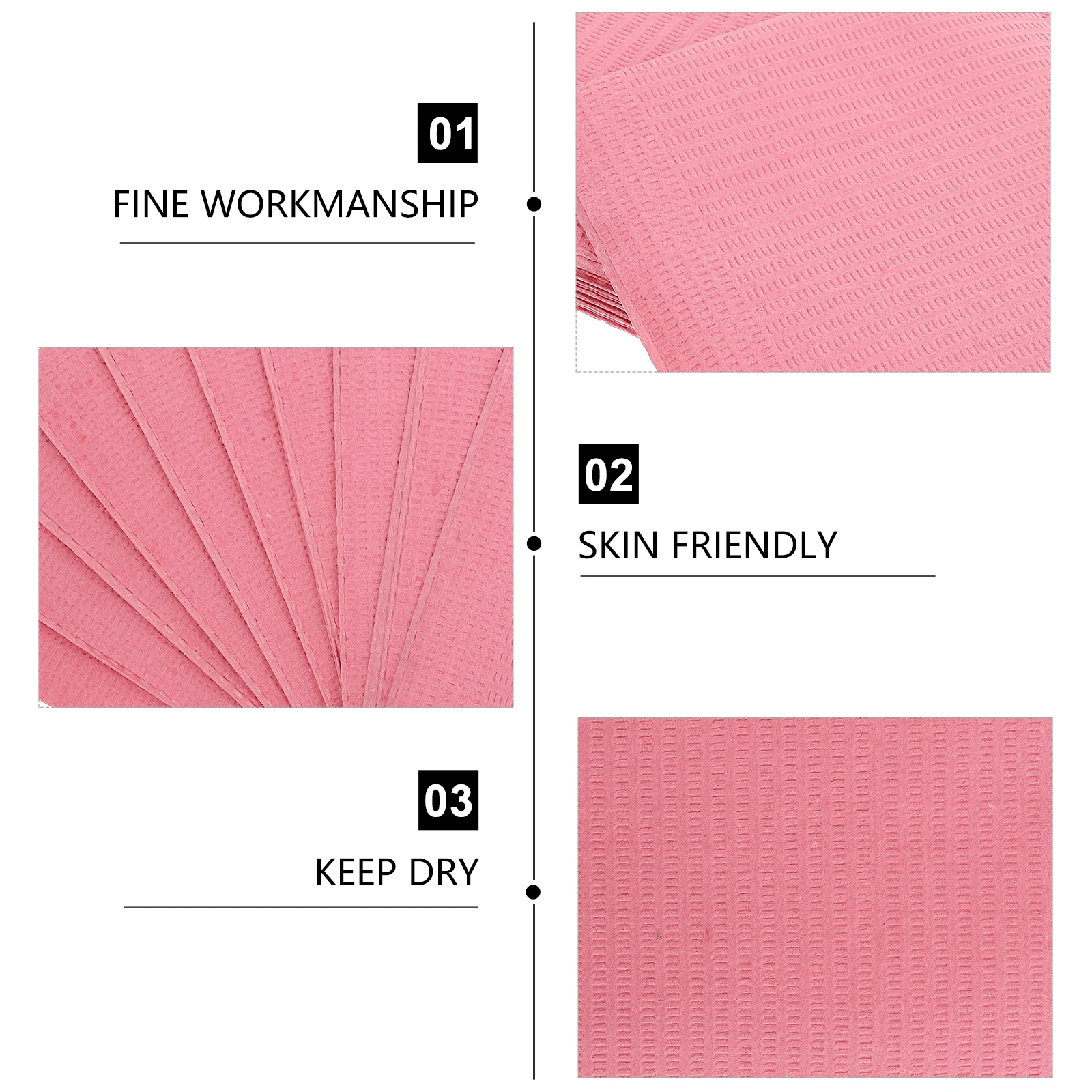 

125pcs Tattoo Cleaning Pads Soft Wood Pulp Double Layer Thick Absorbent Disposable Waterproof Table Mat For Home Office Beauty