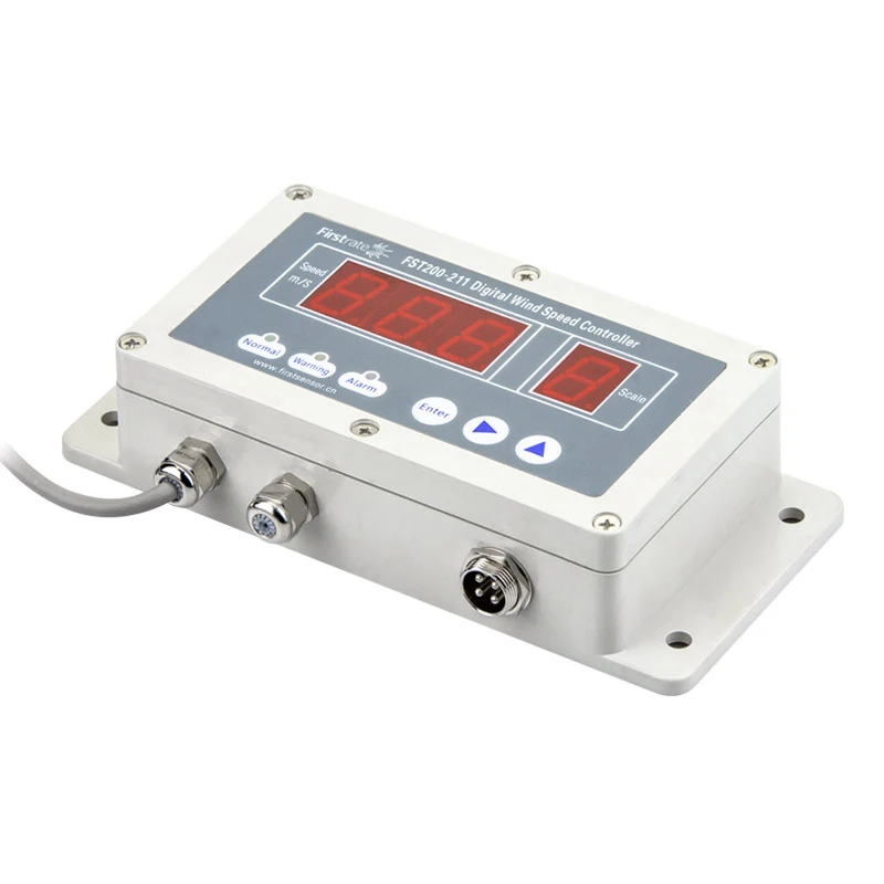 FST200-211 Wind Speed Sensor Anemometer 24V Alarm Controller Wind Speed Indicator