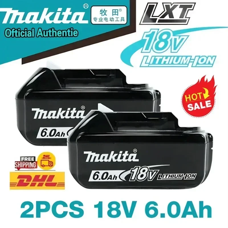 Genuine 18V 6Ah/5Ah/3Ah for Makita Battery BL1840 BL1830B BL1850B BL1850 BL1860 BL1815 Replacement Lithium Battery