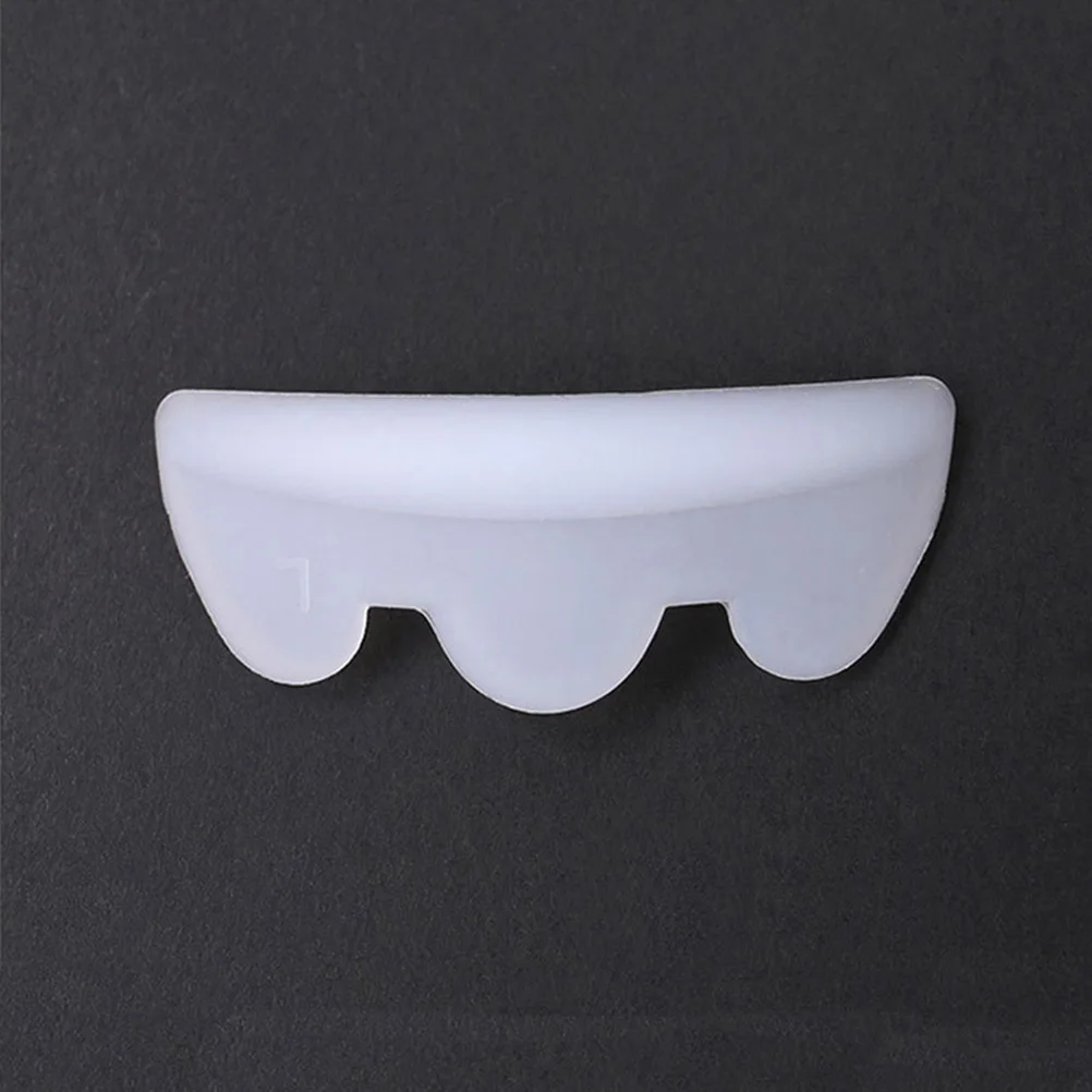 5 Par Silikonowych Nakładek do Podkręcania Rzęs Wielokrotnego Użytku, Kształtowane do Wszystkich Typów Oczu z Rowkowanym Designem, do Salonu lub Domowego Użytku