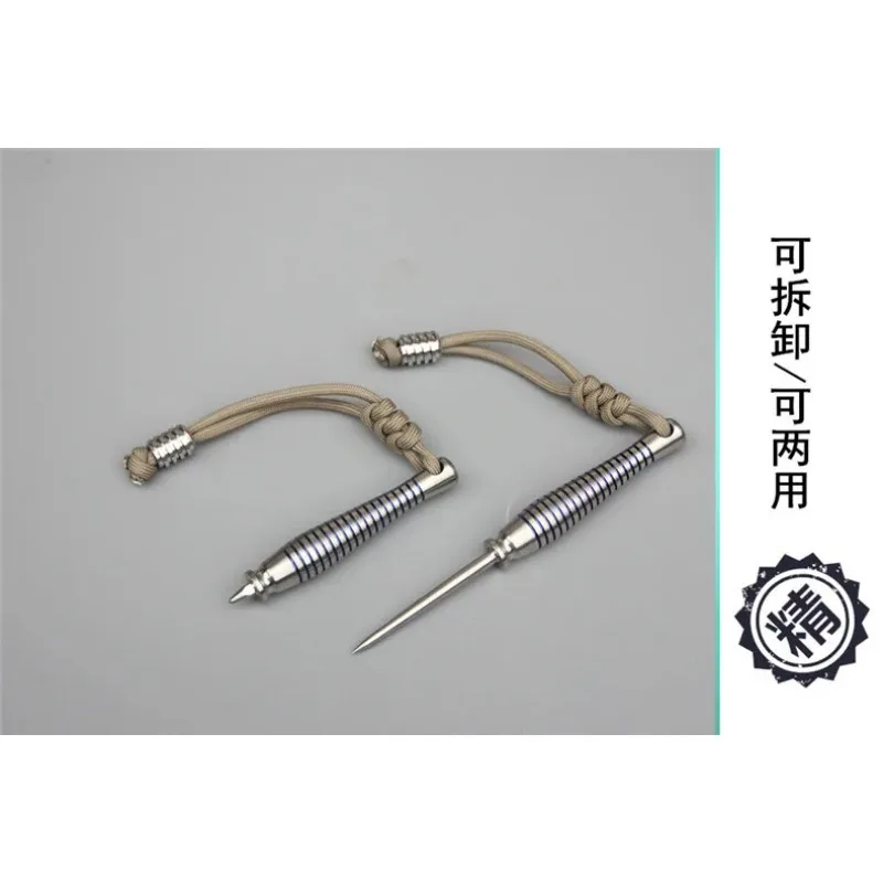 Titanium Alloy Outdoor Tools Tea Needle Bowl Hidden Dual-purpose Paint Portable Removable