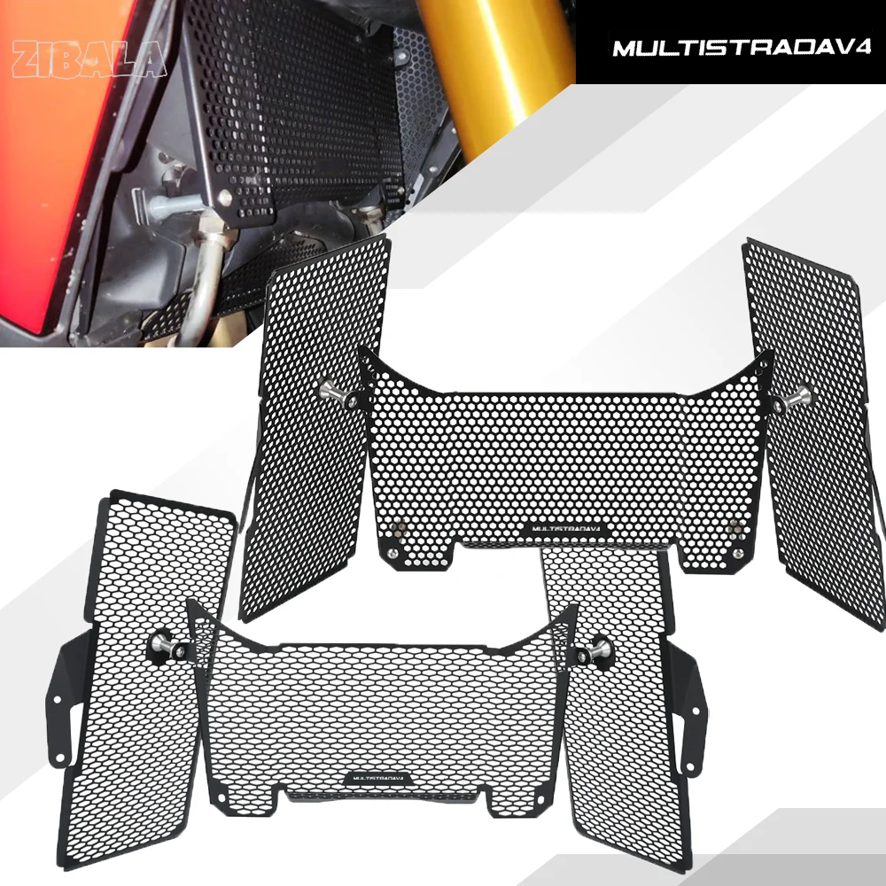 

Для Ducati Multistrada V4 V4 S Multistrada V4 S Sport Multistrada V4 Pikes Peak 2021-2026 мотоциклетная решетка радиатора защитная крышка