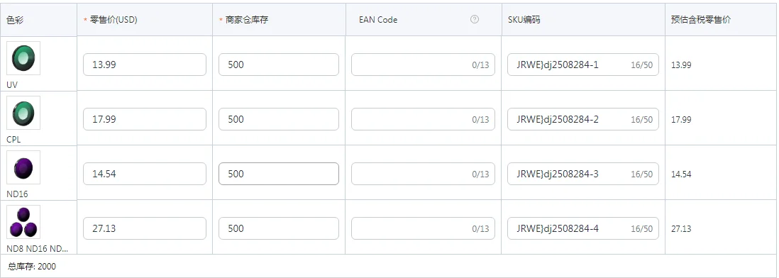 Lens Filters For In…