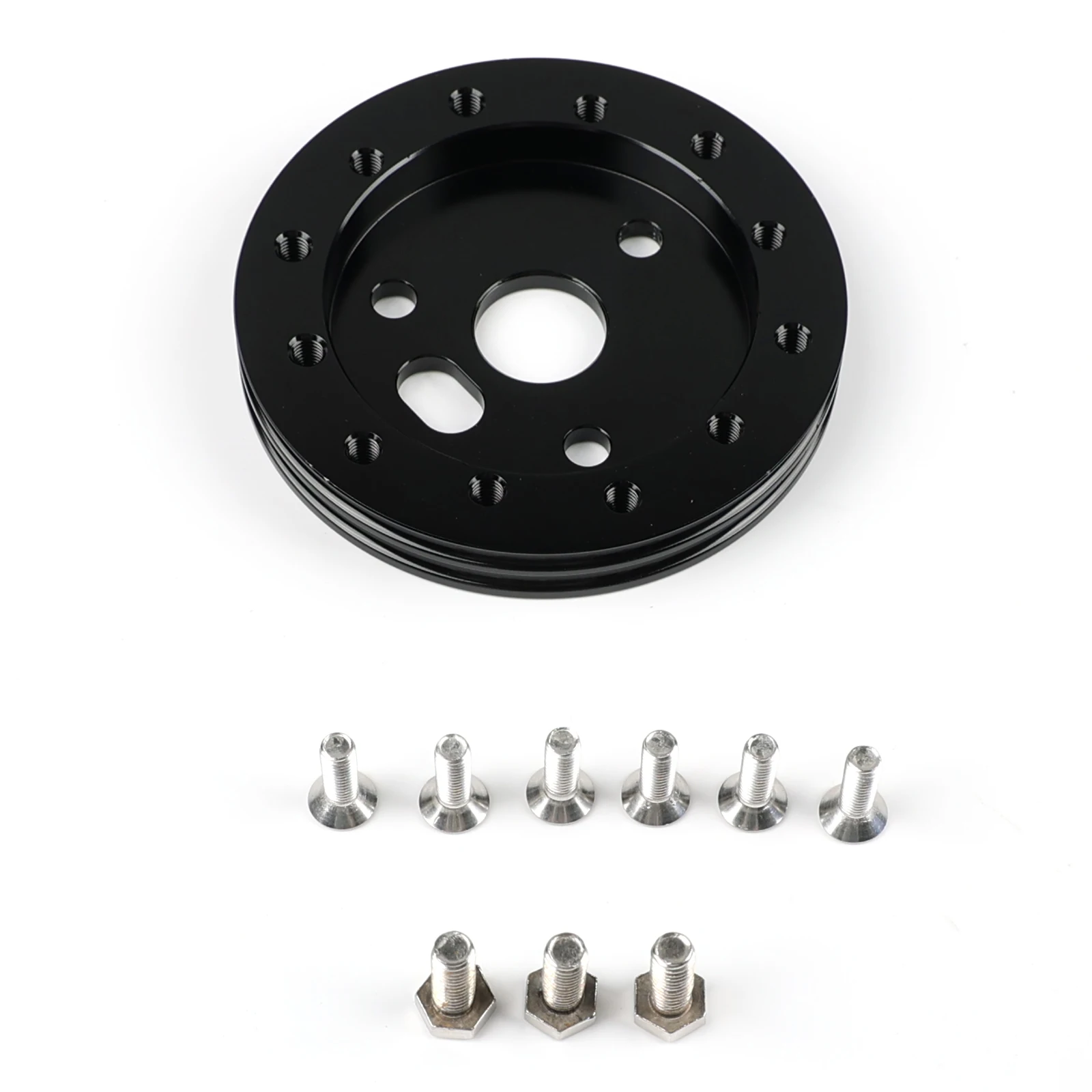 

0,5-дюймовая проставка для адаптера ступицы рулевого колеса - для адаптера рулевого колеса с 6 отверстиями на 3 отверстия - автомобильные запасные части, аксессуары