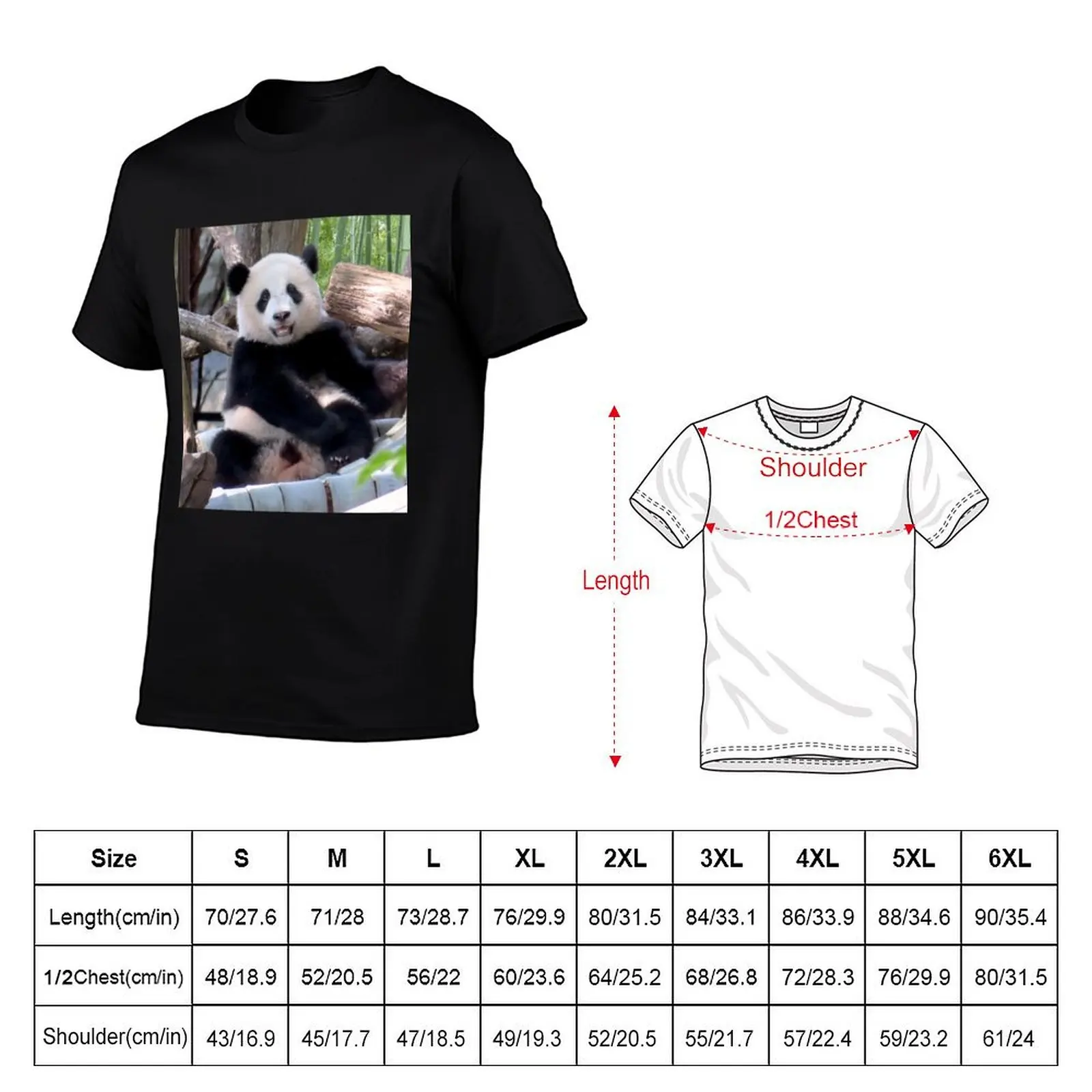 Qi at T-Shirt Ji tshirt shirts personalised T-Shirt man shirt Panda t cotton Smithsonian's Giant t Zoo National the Xiao