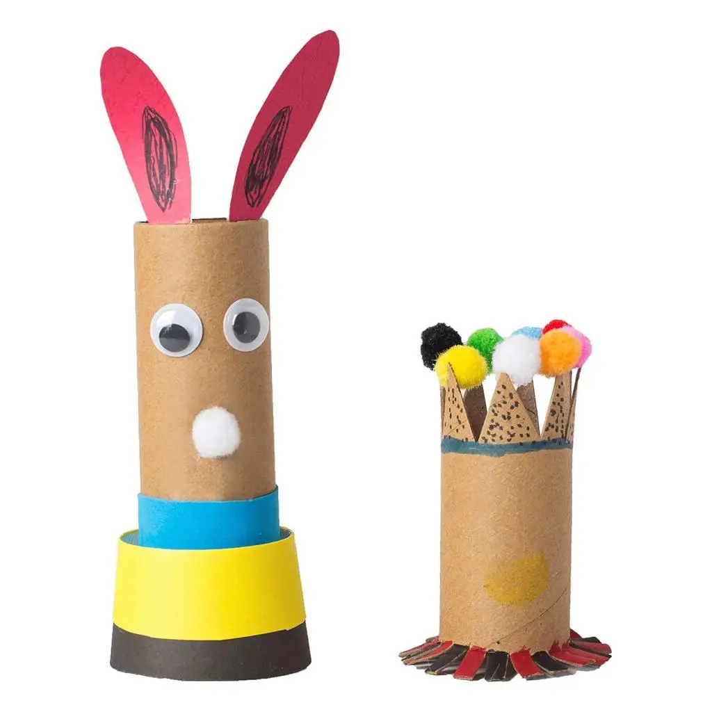 Empty Toilet Paper Rolls for Crafts Sturdy Cardboard Tubes for DIY School Art Projects and Handmade Figures