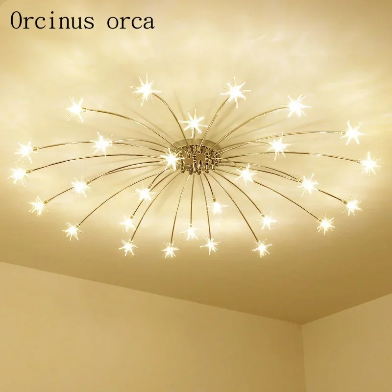 

Modern minimalist sky stars ceiling lamp living children's room creative personality LED ceiling lamp free shipping