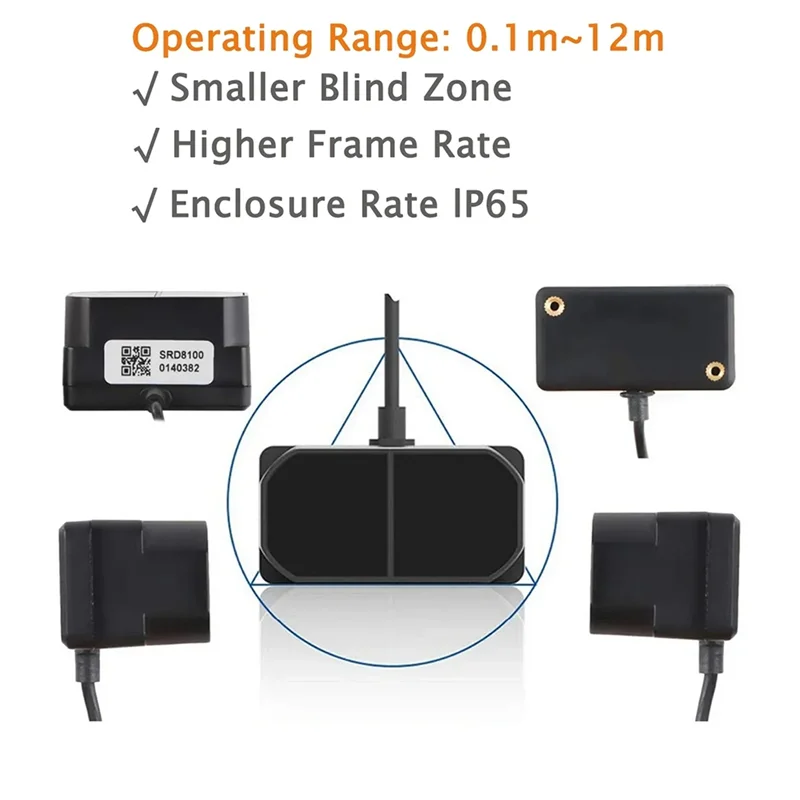B67C Tfmini Plus Lidar Module Single-Point Micro-Range Finder 0.1-12M Waterdichte Afstandssensor Obstakel vermijden Module