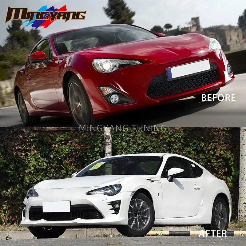 

Factory Hot Selling Pp Plastic Front and Rear Bumper 2013-2016 Upgrade to 2017-2019 Bodykit for GT86 BRZ Old to New Body Kit