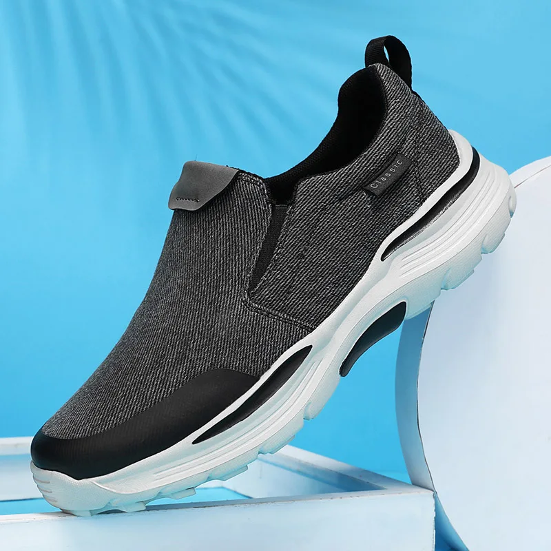 Zapatos planos de lona versátiles informales para hombre, zapatillas cómodas clásicas, mocasines transpirables para hombre, zapatos de ocio para