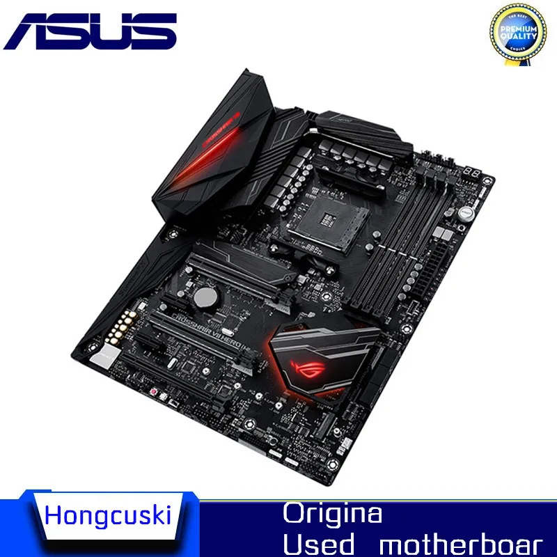 For AMD X470 64G AM4 For ASUS ROG CROSSHAIR VII HERO (WI-FI) Motherboard Socket AM4 USB3.0 SATA3 Original Desktop Mainboard