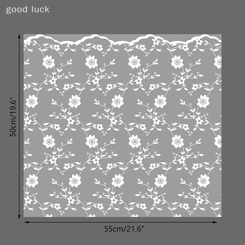 Papel de embrulho de flores transparente, 20 peças, renda, papel de embalagem de flores, à prova d'água, buquê de presente transparente, suprimentos de embalagem decorativa