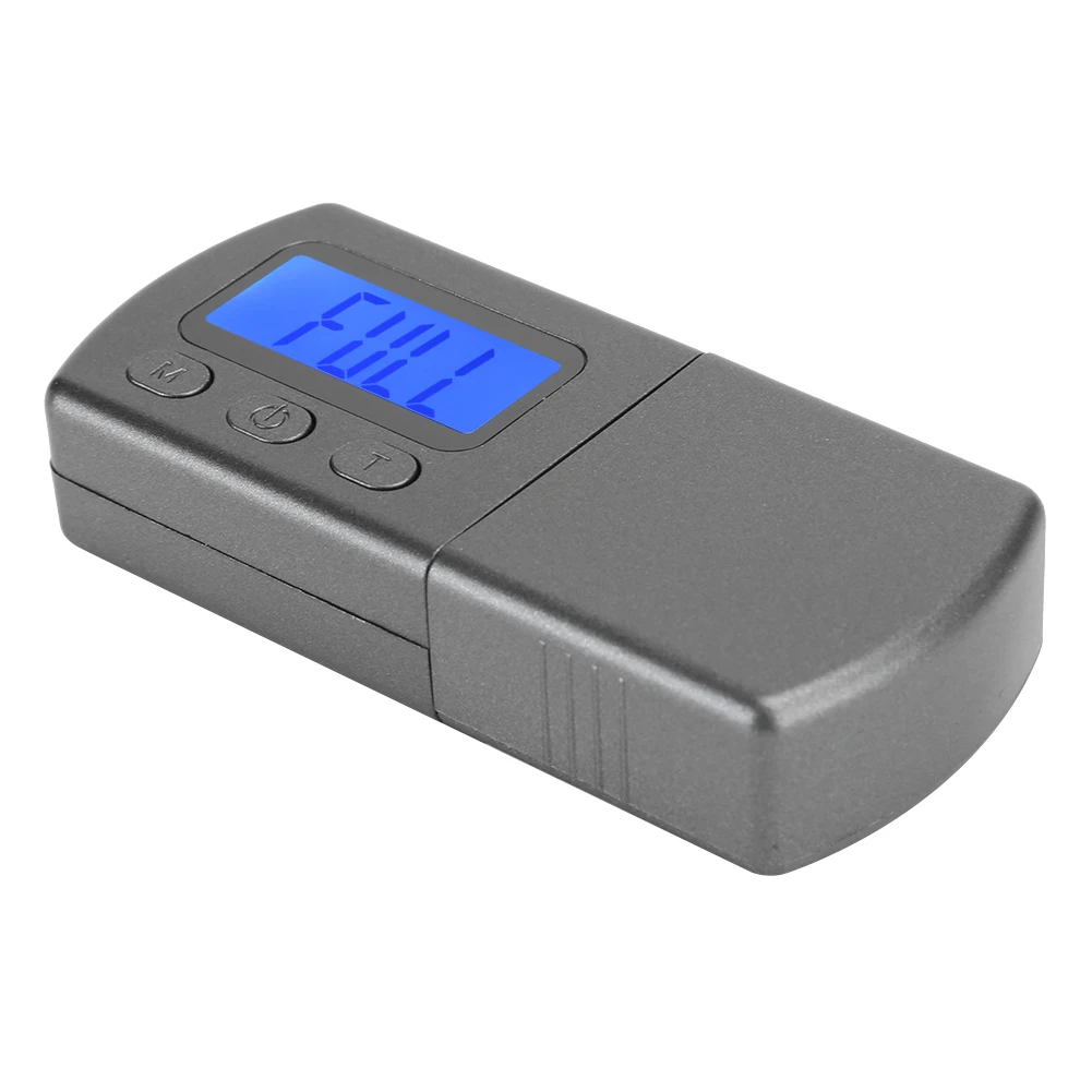 Medidor de escala de fuerza de tocadiscos Digital compacto con peso de calibración pantalla LCD manómetro de tocadiscos Digital