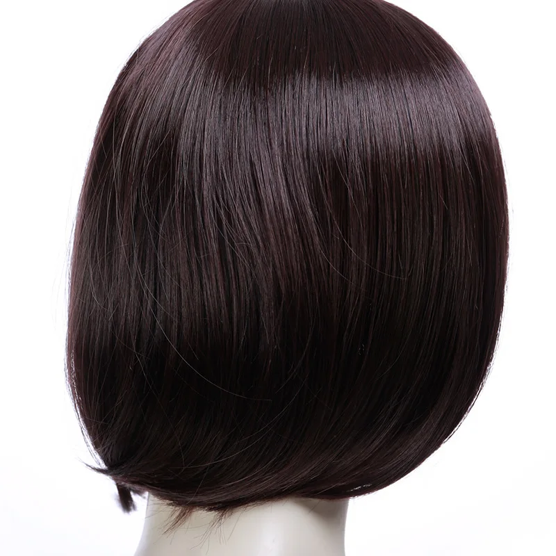 Cheveux raides bouclés avec boucle intérieure mignonne, soie haute température, tête bouclée fleur de formage, mode oblique, 600