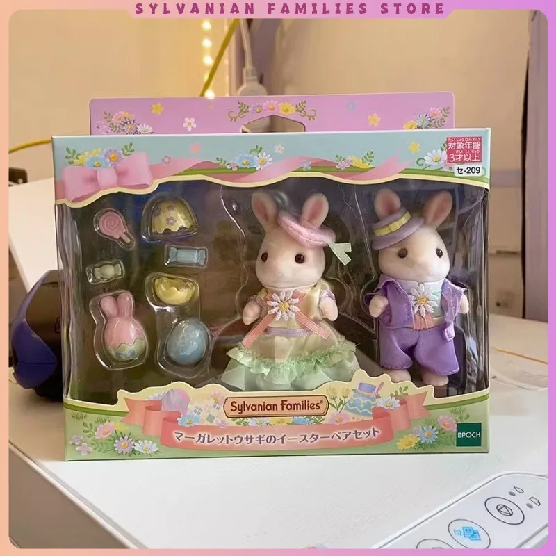 

Sylvanian Families original accessories clothes furniture houes Japan celebration Easter set girls' doll play house toys