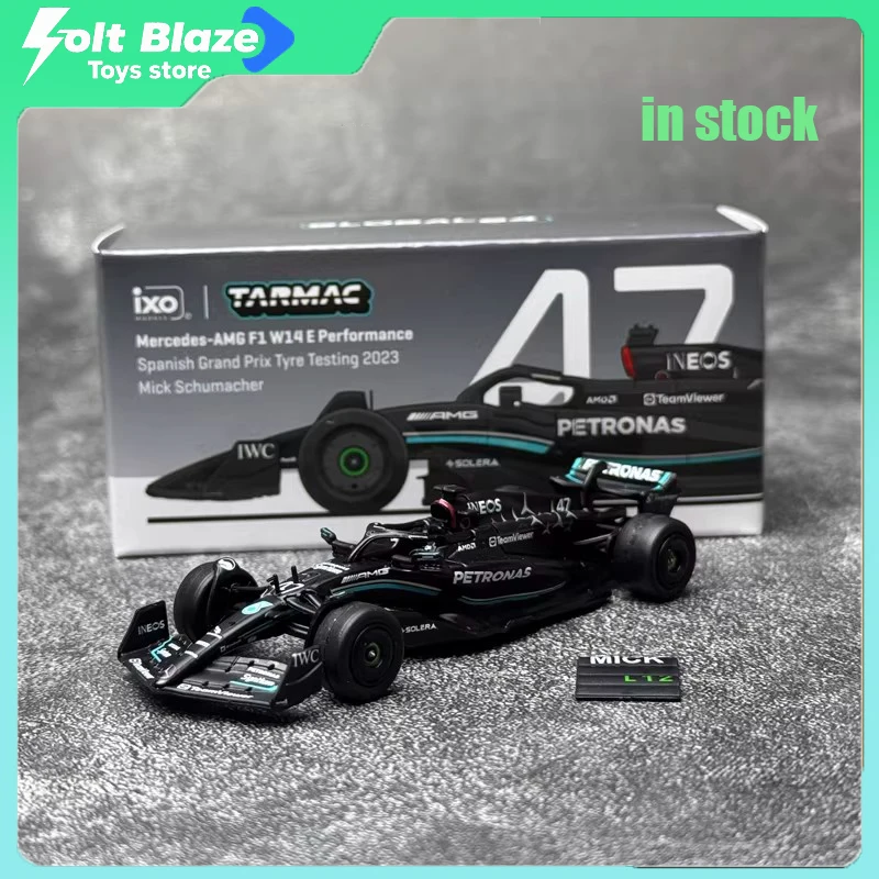 

TW 1/64 Mercedes-AMG F1 Team W14 Spanish GP # Коллекционная модель автомобиля из литого сплава 1:47, игрушка-подарок для мальчика на день рождения