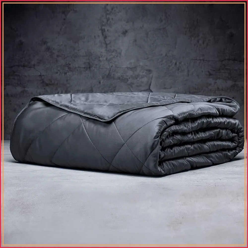 LUXOME Lightweight Blanket 100% Rayon from Bamboo King/Cal King 98x92 Thermal-Regulating Charcoal