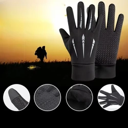 DIZETION Guantes térmicos de invierno, pantalla táctil y forro