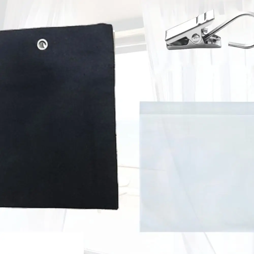 Anti Wind Curtain Weight Pouch With Clips Outdoor Gazebo Patio Drapes Stabilization Accessory Heavy Duty Fixer