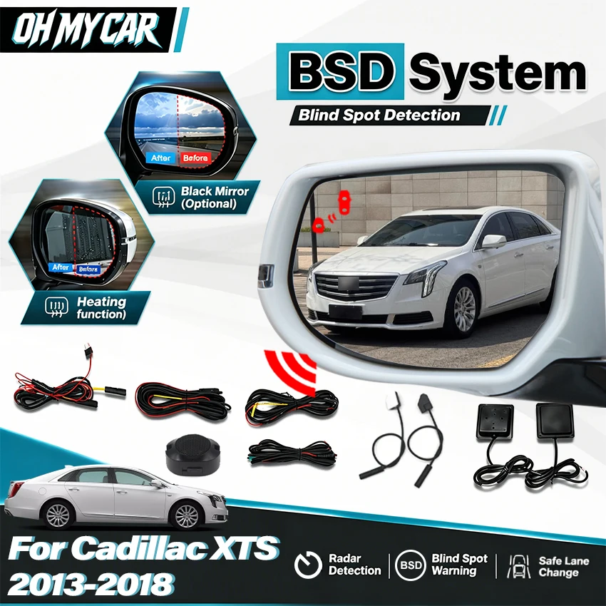 Car BSD Blind Spot Detection System Side Assist Monitoring Warning Sensor Module For Cadillac XTS 2013‑2018 Replacement Parts