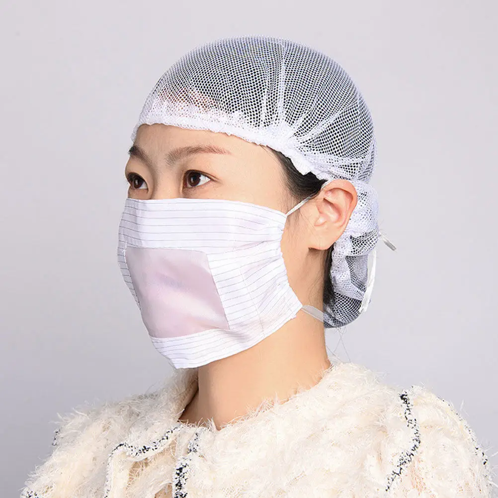6Pcs Anti-Static Breathable Hats Elastic Practical Work Caps Cooking Restaurant Chef Hats Chef Hat Work Hat Working Caps