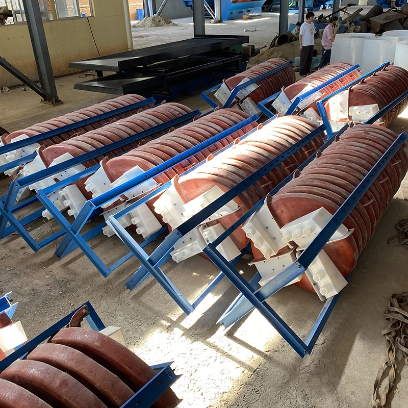 

Customized High Strength Chrome Processed Fiberglass Gold Ore Silica Sand Spiral Chute for Mineral Processing