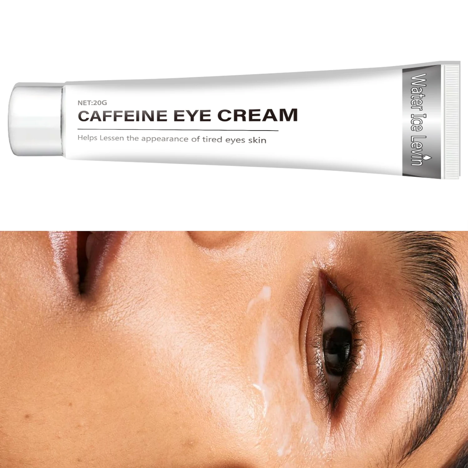 Crema para ojos con cafeína ayuda a reducir la aparición de los ojos