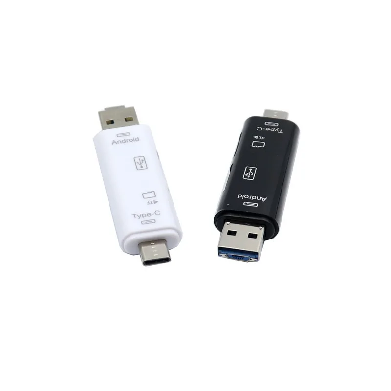 USB 3,0 кардридер для SD, TF карт, 6 в 1, многофункциональный кардридер, Type C/Micro Usb/U диск/Tf/Sd флэш-накопитель, OTG адаптер для телефона, ноутбука