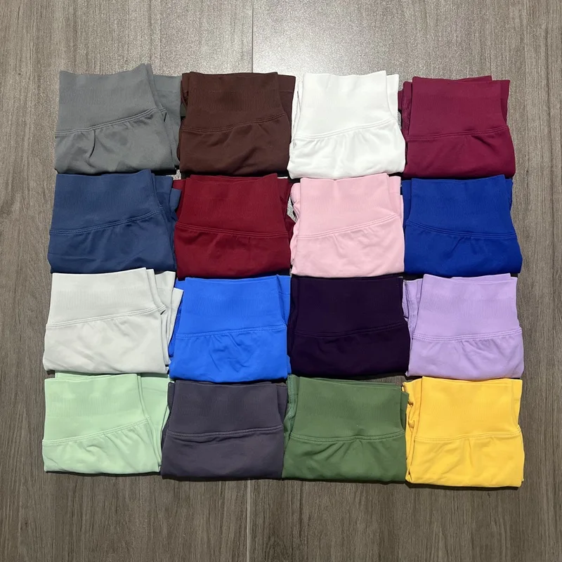 

Impact Shorts 4.5" Low Ribbed Waist Women Seamless Yoga Shorts Scrunch Bum Workout Fitness Activewear Gym Short Sports Shorts