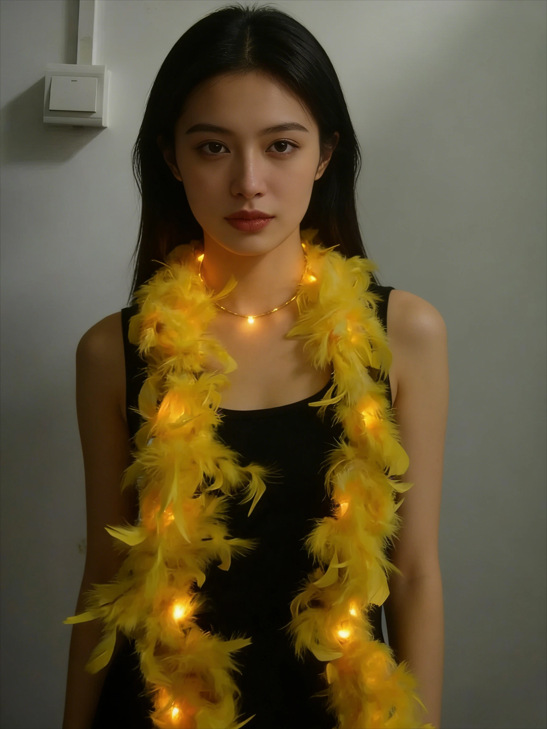 

1 шт. красочный светящийся шарф со светодиодной подсветкой Boas для нарядной вечеринки, праздника, свадьбы, дня рождения, декорации на Хэллоуин