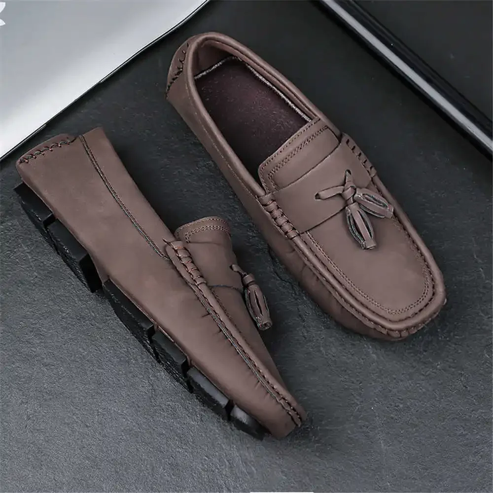 Moccasins Size 45 Brown Shoes Casual Sports Shoes Men Sneakers New Shose Welcome Deal High-quality High Tech Loafers